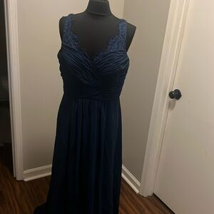 NWT Christina Wu Navy Dress